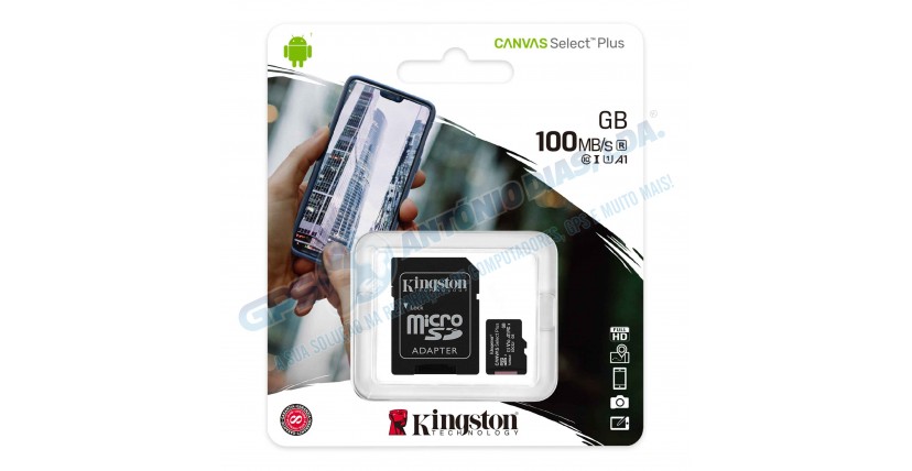 Cartão de Memória Kingston CanvasSelect SDCS2 - 32GB 100Mb/s