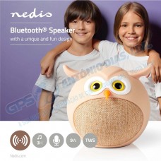 Coluna Bluetooth Design Animal Olly Owl -Nedis