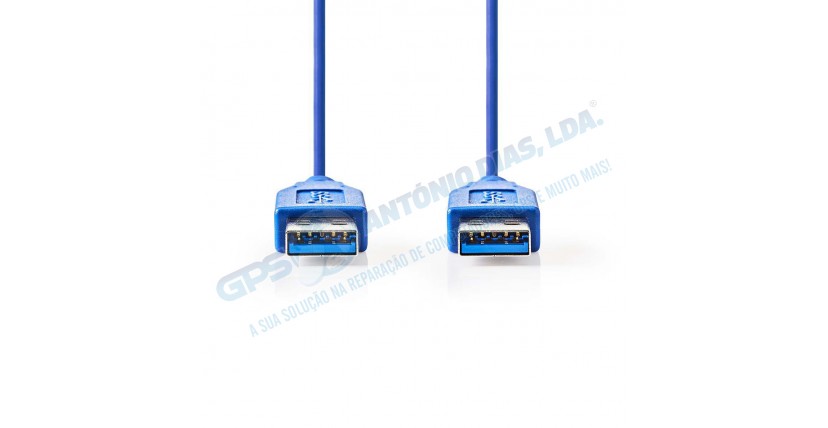 Cabo USB A - USB A Azul 3.2 SuperSpeed